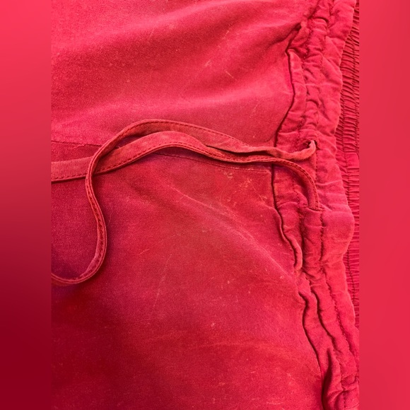 Torrid Stretch Challis Drawcord Trouser - Burgundy - Picture 7 of 8